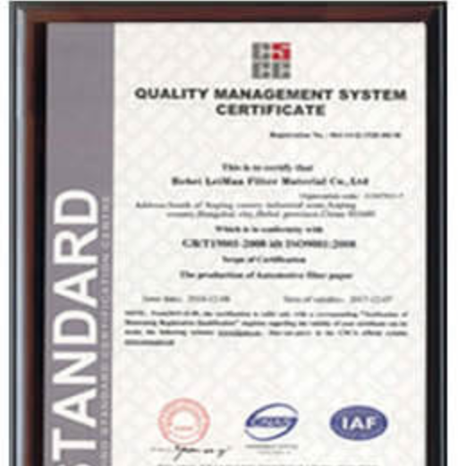 Oil filter for truck manufacturer industry certifications