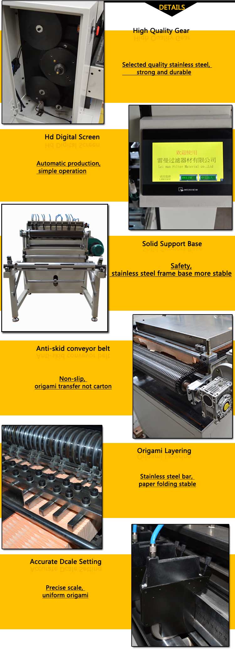 air filter making machine